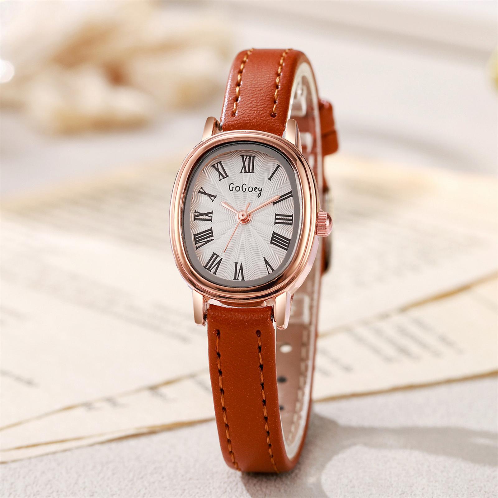 

Женские модные кожаные часы One Size