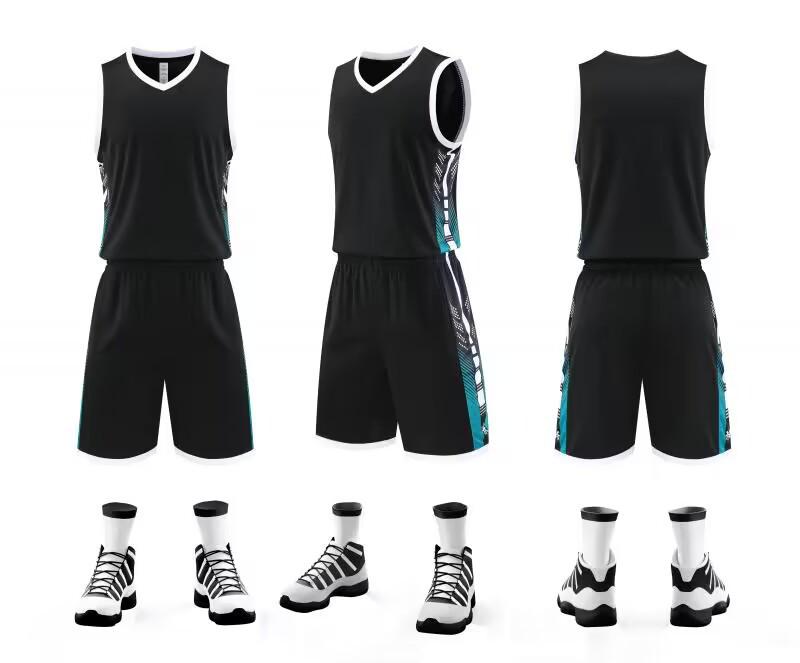 Conjunto de Uniforme de Basquete Masculino para Competição Universitária - Uniforme de Treino Esportivo de Verão