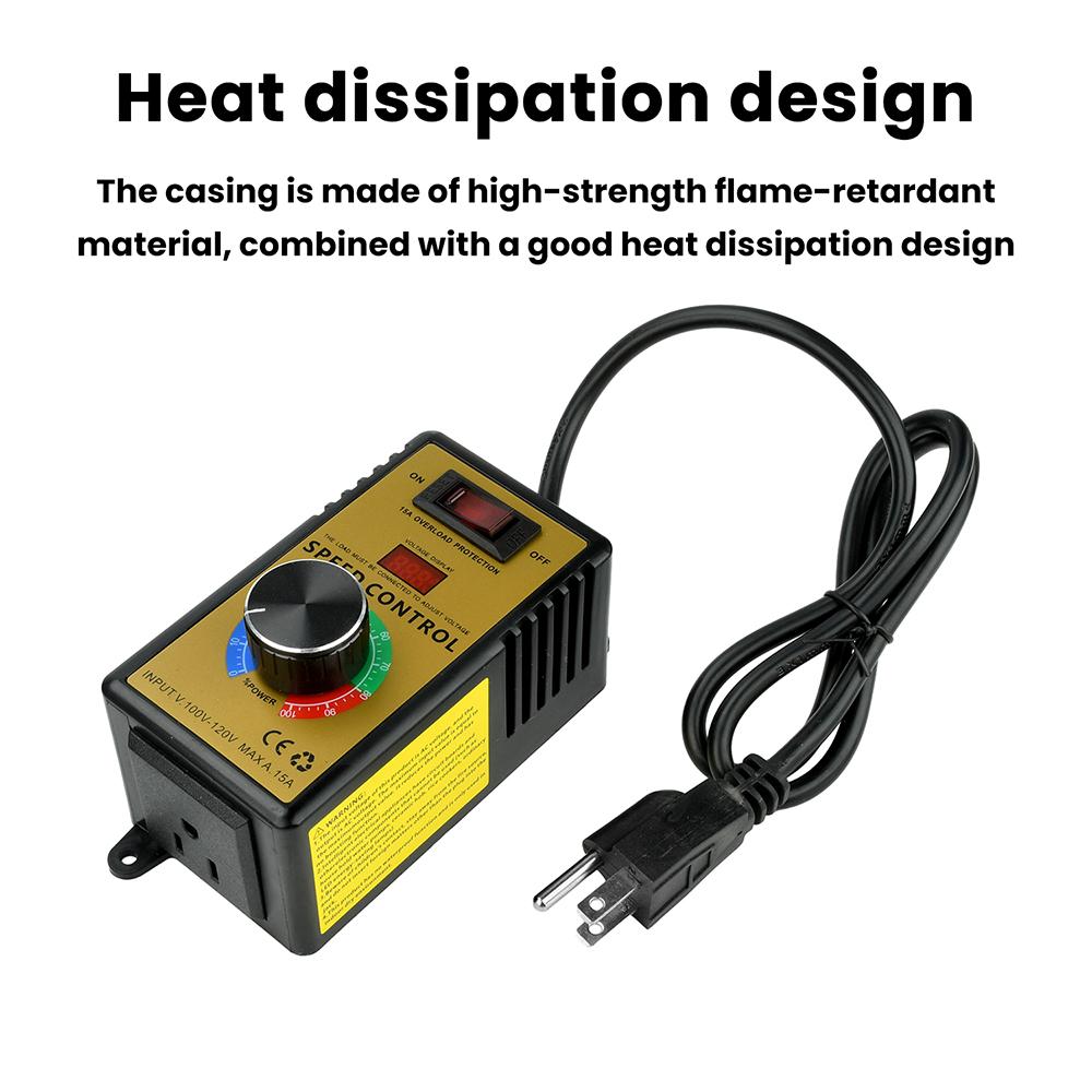 4000W Angle Grinder Speed Controller Fan Speed Controller Drill Stepless Speed Controller Suitable for Household Appliances etc.
