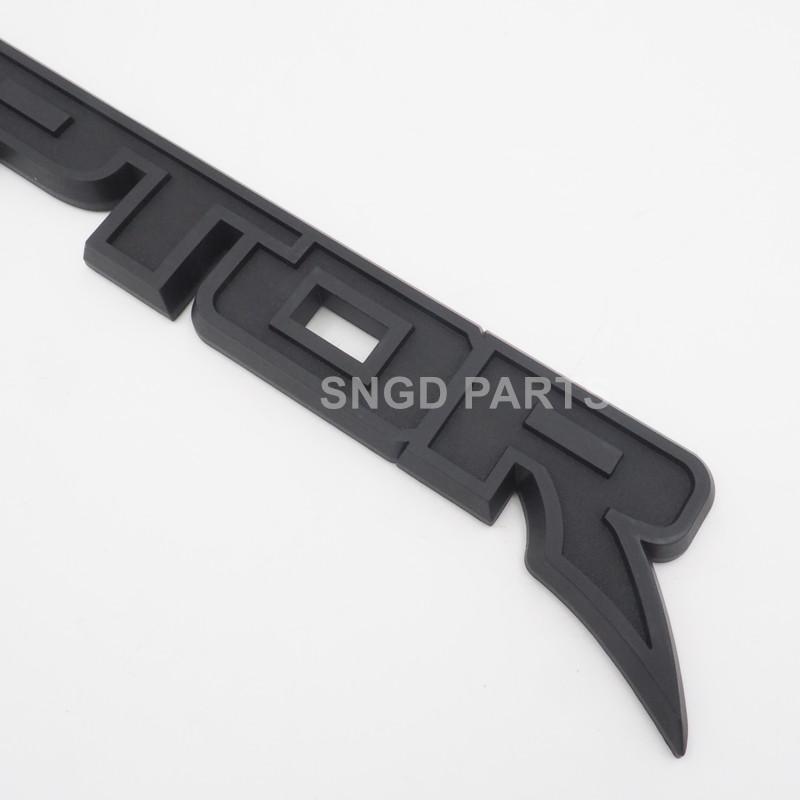 AAANU1 For Ford Ranger Raptor SV1 F150 F250 F350 emblem ABS Car Rear Badge Sticker Rear Trunk Side Fender Sticker Emblem