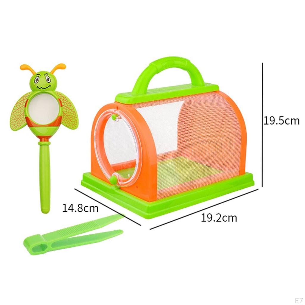 Creature Observation , Magnifying Glass Toy, Box, Educational Glass,
