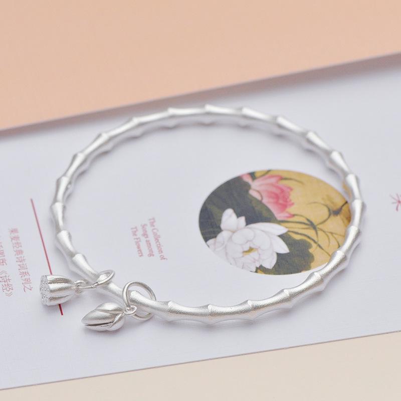 Freude zweier Leben: Elegantes Bambusgelenk-Armband - Antiker Chinesischer Stil, Perfektes Geschenk für eine Freundin oder beste Freundin