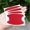 Handle sticker Car door handle, car sticker protective film, carbon fiber handle wrist sticker 4 car stickers