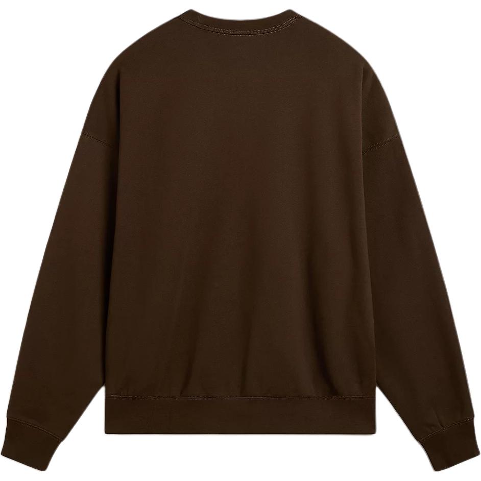 Vans Crew Neck Logo Long Sleeve Sweatshirt Men sweatshirt Brown VN000GBW3N1