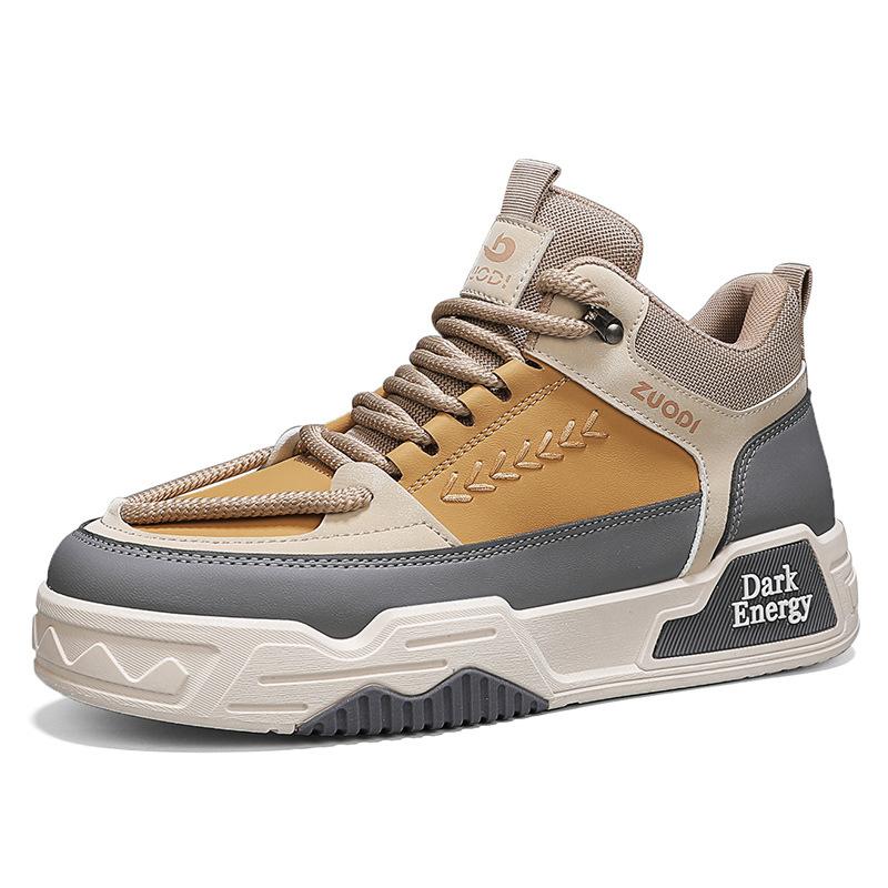 

Board shoes autumn new shoes high top thick baseplate shoes men s breathable sports shoes trendy personalized casual men s shoes 39