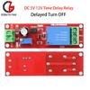 DC 5V 12V Time Delay Relay NE555 Timer Switch Module 1~10S Adjustable Delayed Turn ON/OFF Delay Control Switch Relay Module