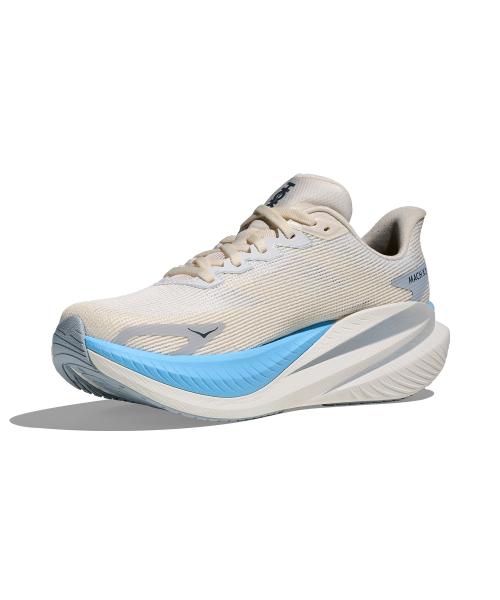 HOKA Macha X 3 Wide - White:Alabaster [1168872-WBS]