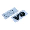 3D ABS Chrome Black V6 V8 Letters Car Rear Trunk Fender Emblem Badge Sticker Decals For VW Polo Golf Passat Touareg AccessoriesKD0