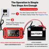 EAFC 12V 15A Smart Car Battery Charger, Color Screen Smart Fully Automatic Battery Charger Maintainer Trickle Charger
