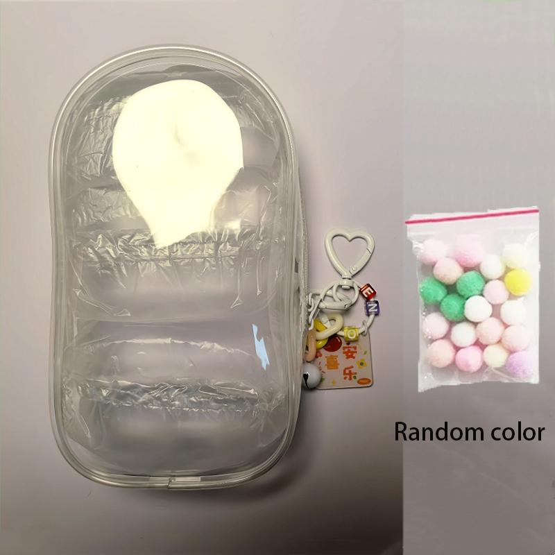 Transparent Protector Case Display Bag for 15/17cm Ropa Labubu Storage Bag Doll Outfit Accessories