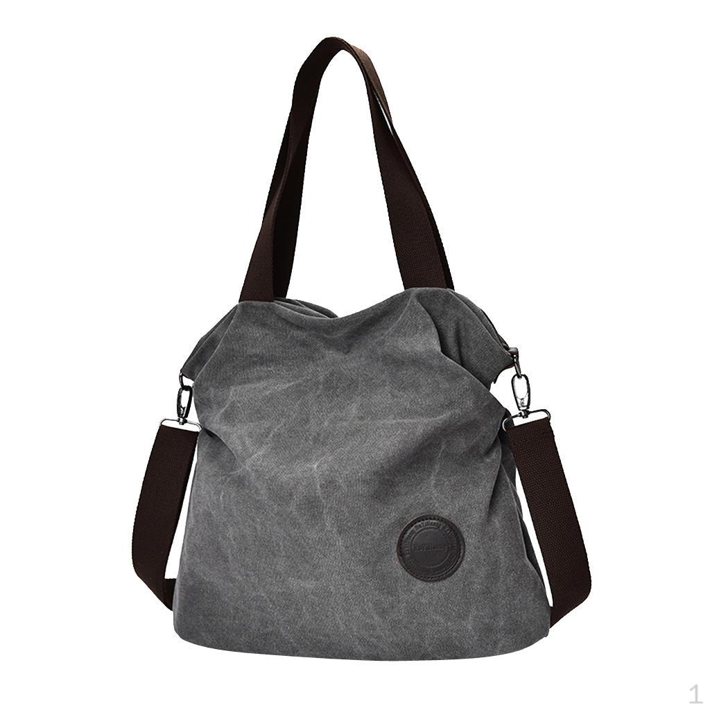 Fashion Canvas Shoulder Bag Satchel Crossbody Tote Women Handbag Purse