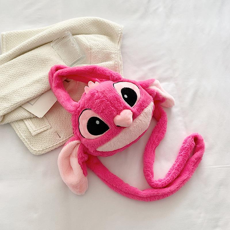 Korean Style Cute Bear Plush Crossbody Handbag for Girls