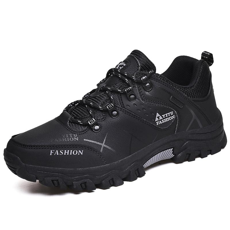 Fashion Men Sneakers Luxury Brand Outdoors Hiking Shoes Big Size Men Work Casual Shoes Height Increasing Non-slip Shockproof Mens Shoes