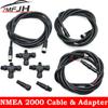 NMEA 2000 Cable Adapter Serial-Data Networking Marine Boat NMEA 2000 Starter Kit ABS T-type 5PIN Connector Adapter Cables 0.5-4M