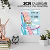 Here We Go Again 2026 Calendar, Here We Go Again Calendar, Fun Hanging Month Hanging Calendar, Match Your Witty Personality, Novelty Planning Wall