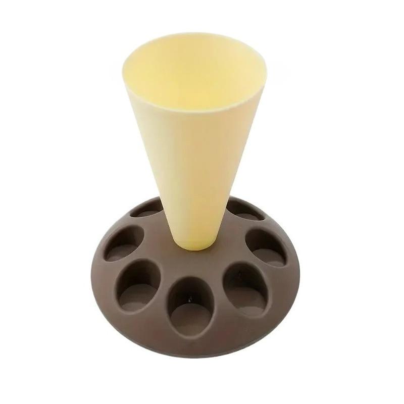 Piping Bag Nozzles Storage Rack Stand With 8 Slots Large Capacity Pastry Bag Mounting Holder Organizer Baking Accessories