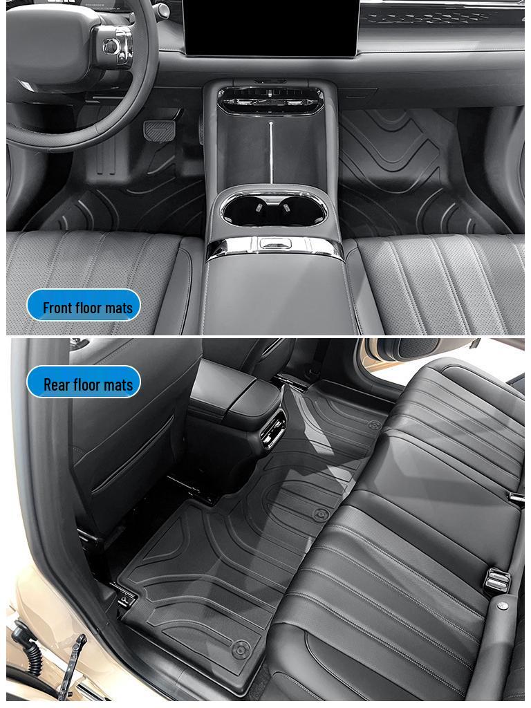 2024 AION RT Car TPE Floor Mats - Eco-Friendly, All-Weather, Vehicle-Specific with Trunk Mat