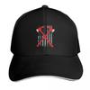 Feuerwehr Flagge Mit Gekreuzten Äxten Baseballkappe Kontrast Zweifarbiges Schild Snapback Flaches Schild Strapback Papa Hut