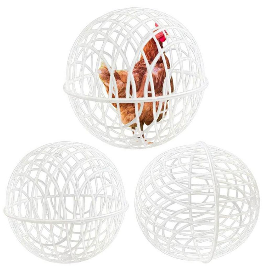 Laufender Hühnerkäfig Sicherer Kugeliger Hühnerrollball Hühnerbälle Käfig für Innen- und Außenbereich