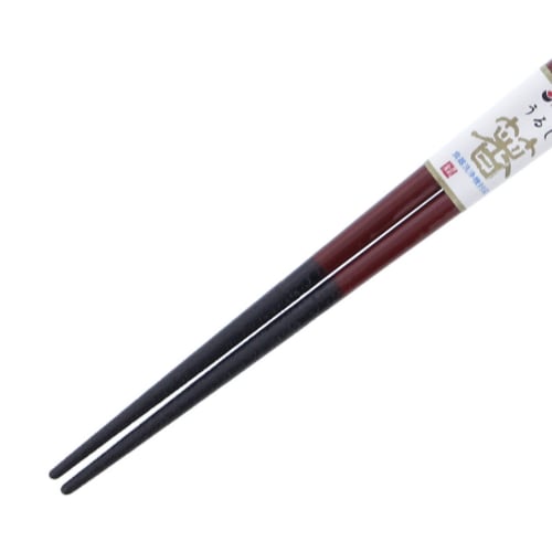 MR Lacquered Chopsticks, Sakura Fuugetsu Design, Dishwasher Safe, Natural Wood, 20.5cm