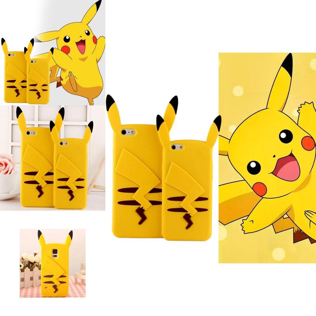 Pokemon Pikachu Silicone Phone Case For Samsung Galaxy Note3 With Shockproof Protection