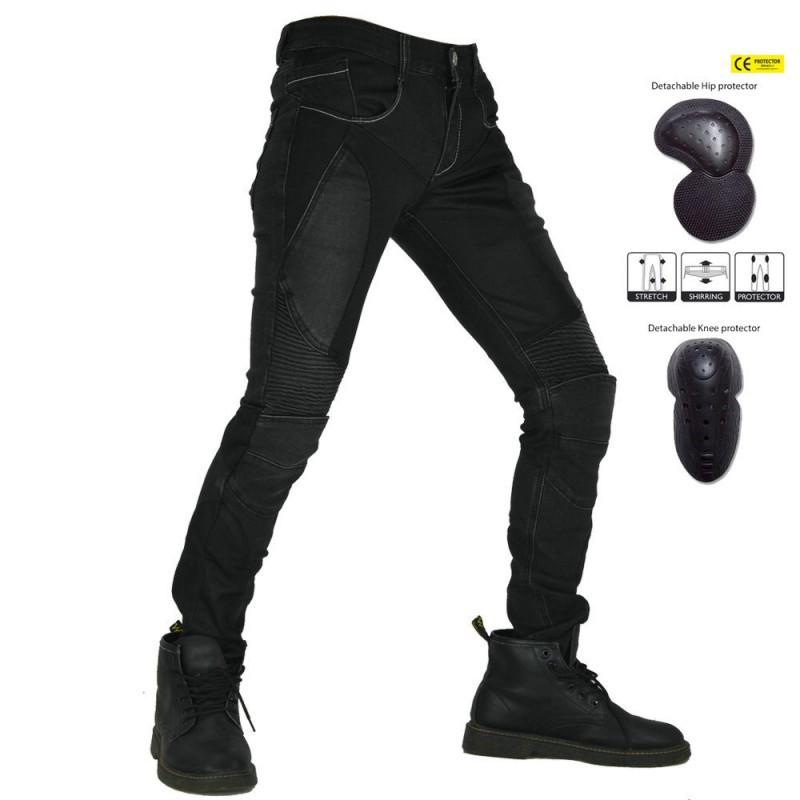 

LOONG BIKER Motorcycle Slim-fitting Drop Resistance Pants Jeans Breathable Riding Women L