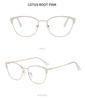 Trendy Cat-Eye Glasses for Women with Anti-Blue Light and Anti-Radiation Prescription Lenses