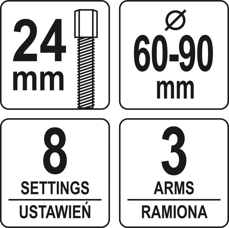 YATO UNIVERSAL TIMING PULLER YT-06340