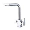 TLXT Golden Wall-Mounted Kitchen Faucet with Purifier