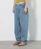 PEACE MAKER Divide Stitch Balloon Denim Pants (Indigo)