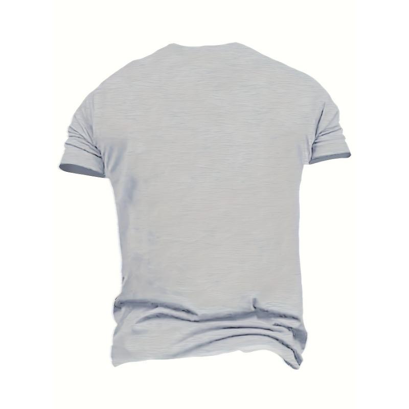 Men's T-shirt Letters Print Summer Trendy Short Sleeve Tees T-Shirts