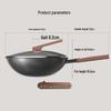 Sanhe Nitrogen Treated Non-Stick Iron Wok
