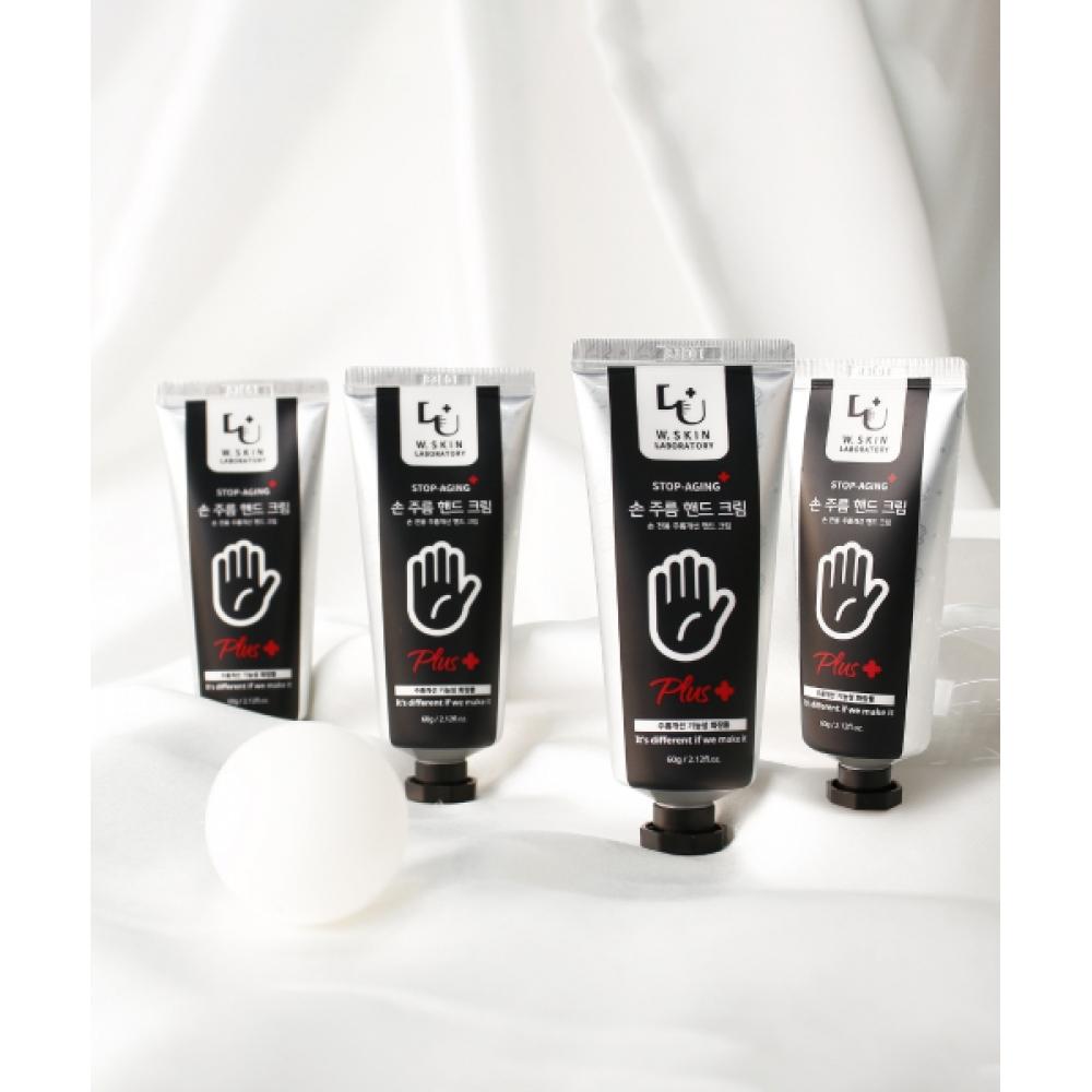 

W.skin Laboratory 4pcs Stop Aging Wrinkle Hand Cream Plus 60g NONE