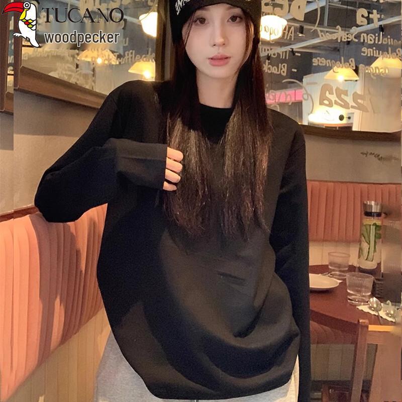 Woodpecker Women's Casual Long-Sleeve T-Shirt