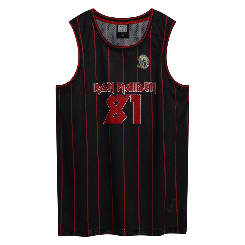 Amplified Herren Iron Maiden Basketballtrikot