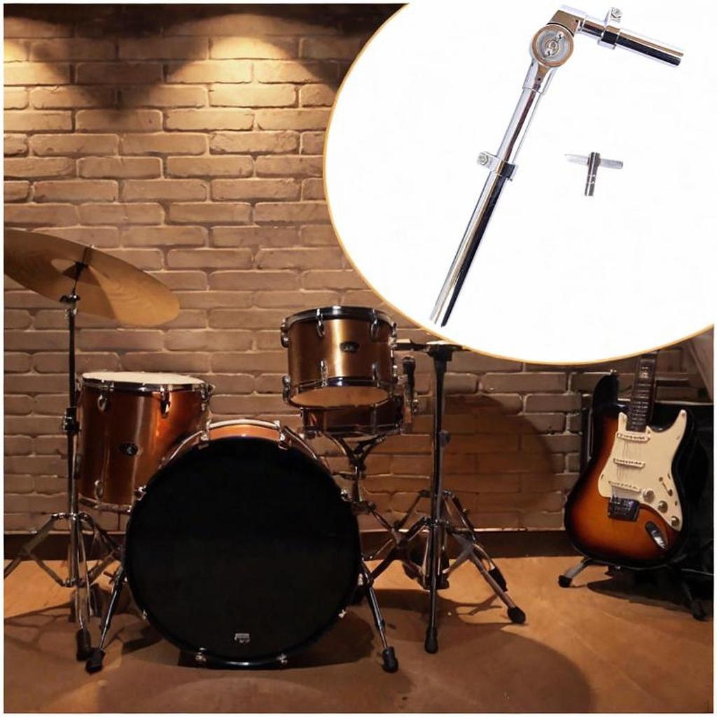 Drum Holder Mounting Bracket Metal Lightweight Professional Tom Stand Mount Percussion Clamp