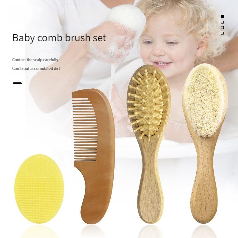 

Детский душ, мытье волос, мытье волос, растирание лица для удаления грязи, силиконовая шерсть, щетка, ручка, подушка безопасности, набор расчесок