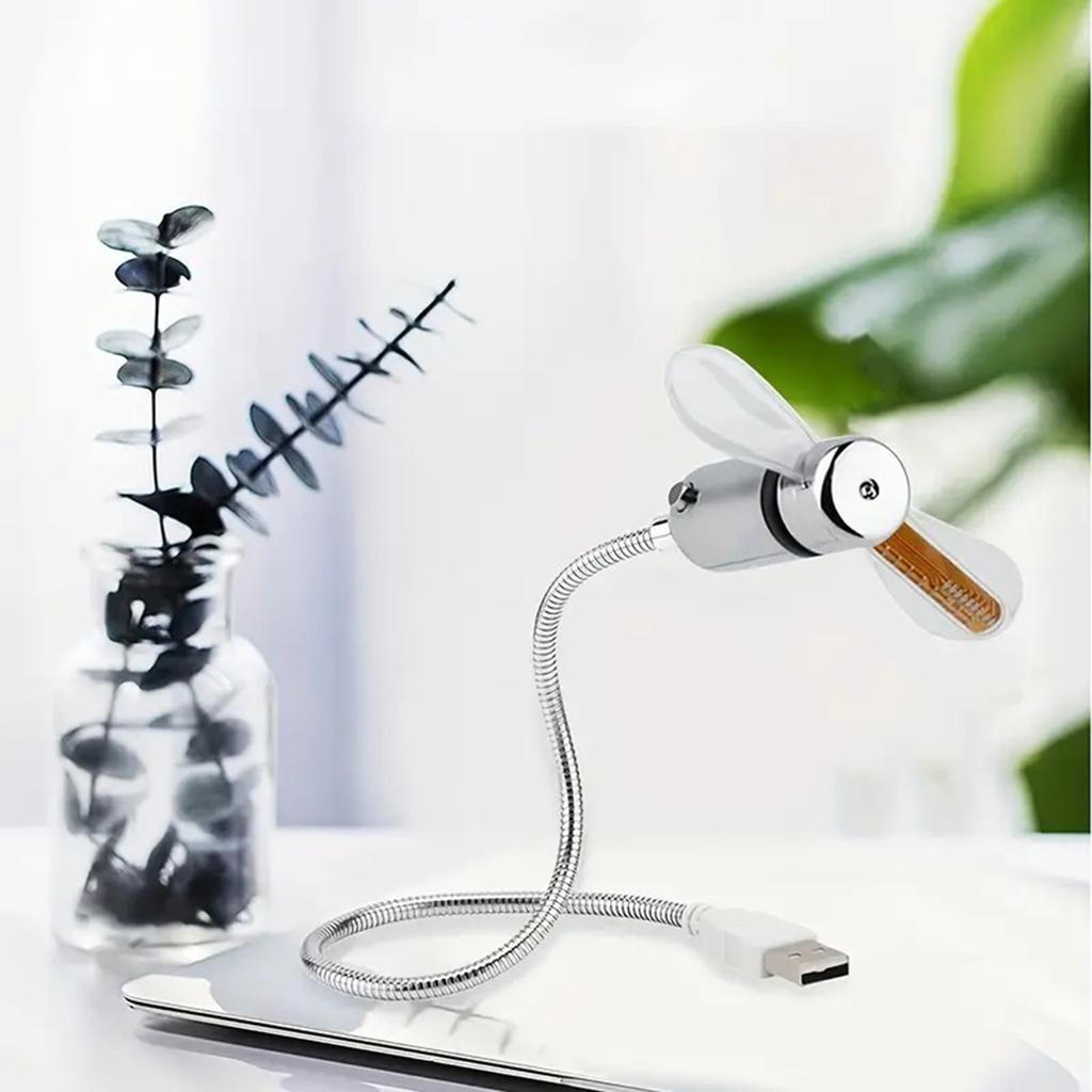 USB Interface Clock With LED Light For Real Time Display Of Fan