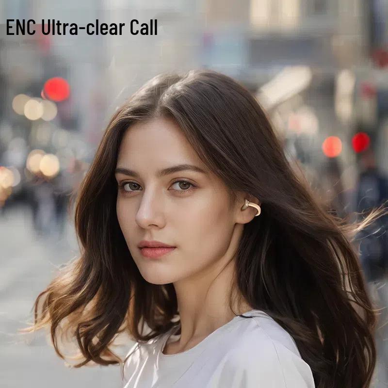 D04 Clip-on Long-Lasting Wireless In-Ear Headphones with Digital Display