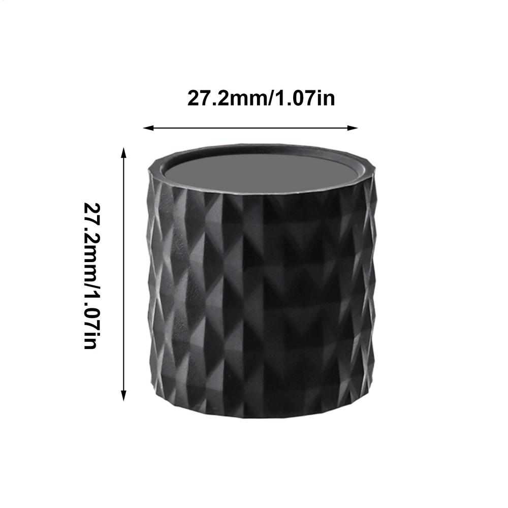 

Bicycle Handlebar End Cover Silicone Handlebar End Protector Ergonomic Sleeve For Women Men Road Cycling Commuting Biking Urban чорний