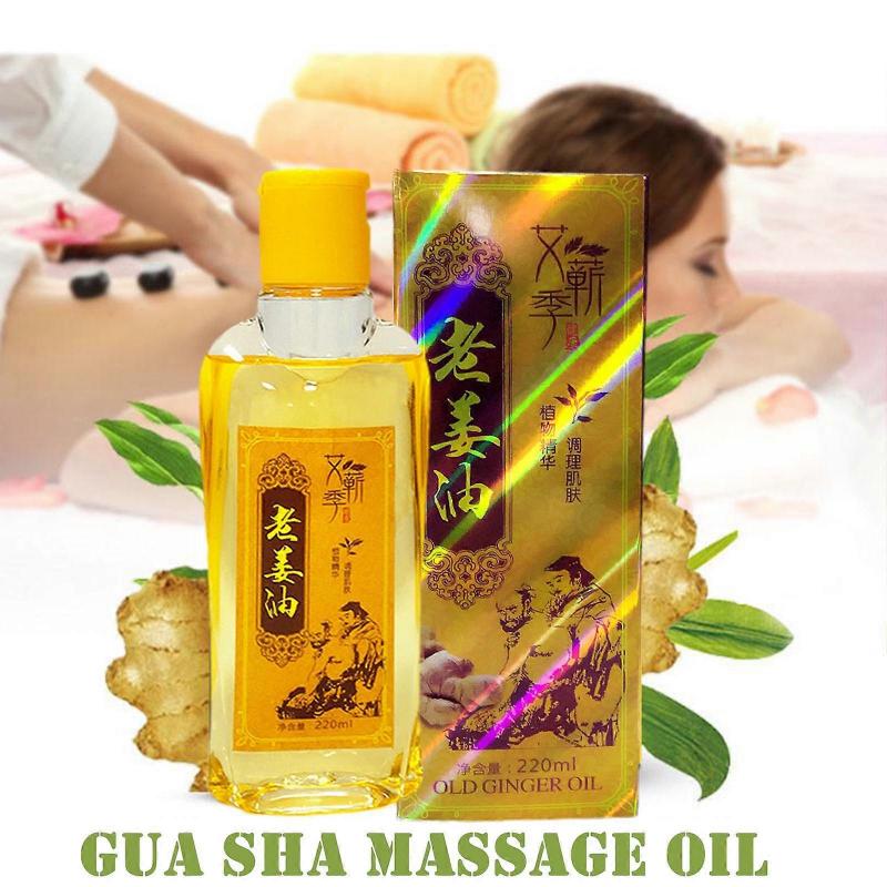 For Gua Sha Massage Oil 220ml with Wormwood Extract Soothing Calming Aromatherapy for Skin Rejuvenation Anxiety Relief All Skin Types