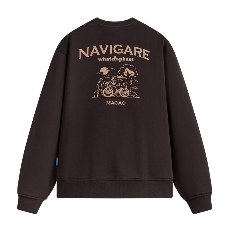 NVG.YOUNG Mou Xiang Co-branded Women's Crewneck Cotton Sweatshirt