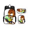 Bloons TD 6 round front pocket backpack pencil case ice pack 3Pcs Set game printing kindergarten primary school boys and girls