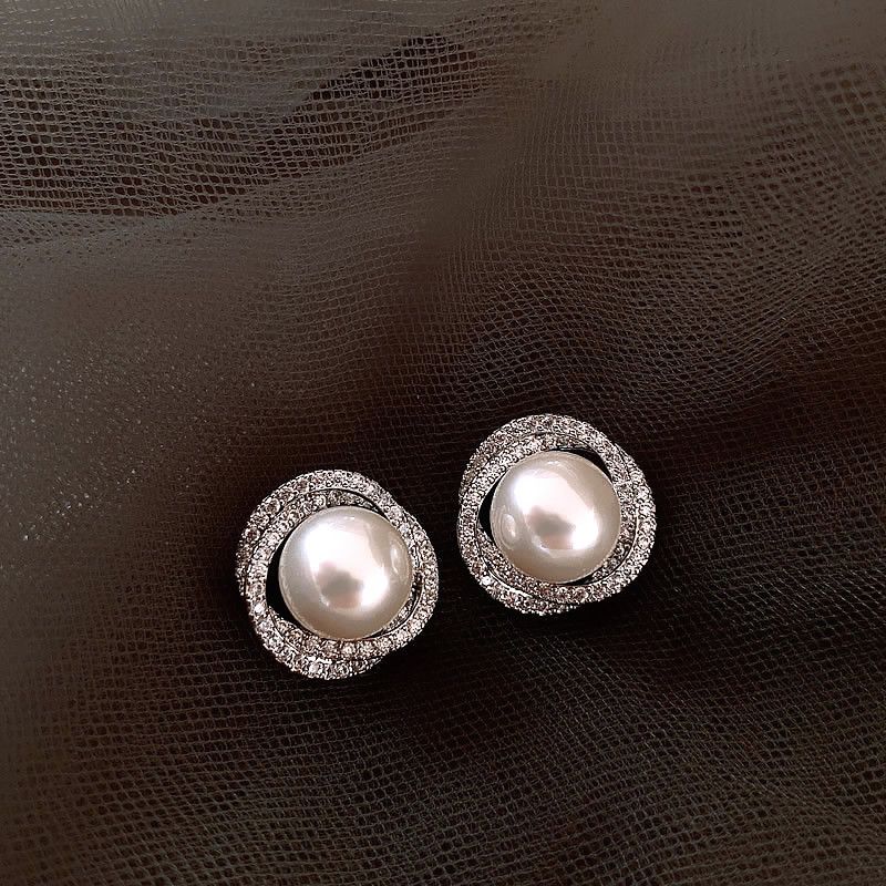 Niche Style Female Earrings Fancy Elegant Zircon