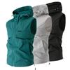 Pánska Dámska Hooded Vesta s UV Ochrannou Trendy Bežecké Oblečenie na Ochranu Pred Slnkom Bezrukávová Bunda