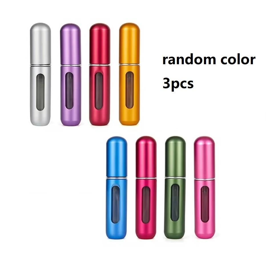 Perfume Bottle Set 5Ml Refillable Bottle with Spray Pump Empty Cosmetic Containers Travel Atomizer Bottle Free Shipping