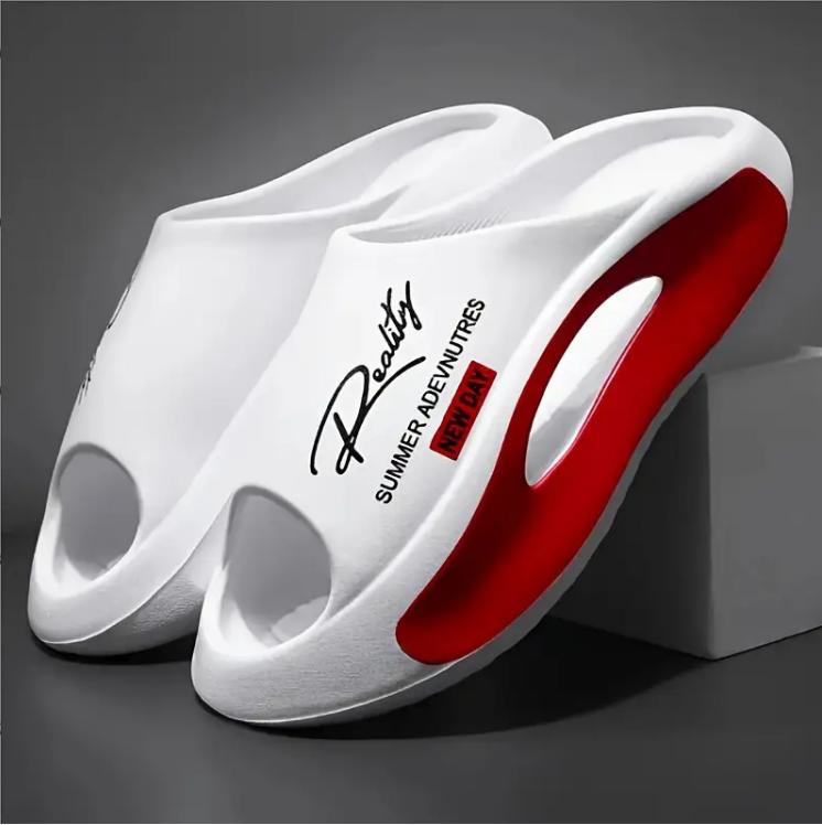 Fashion New Men's Casual Sports Outerwear Fashion Summer Soft Bottom Cool Drag Anti slip Indoor and Outdoor Durable Trendy Slippers