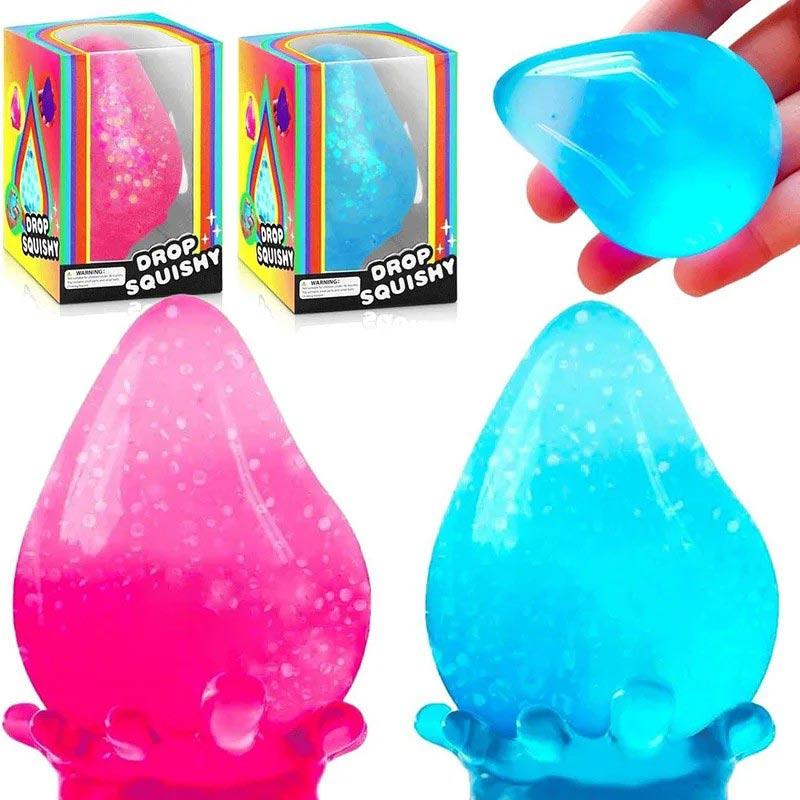 Needoh Stress Relief Sensory Squishy Dreamy Water Drop Maltose Texture Slow Rising Fidget Anti-Anxiety Sensory Gadget