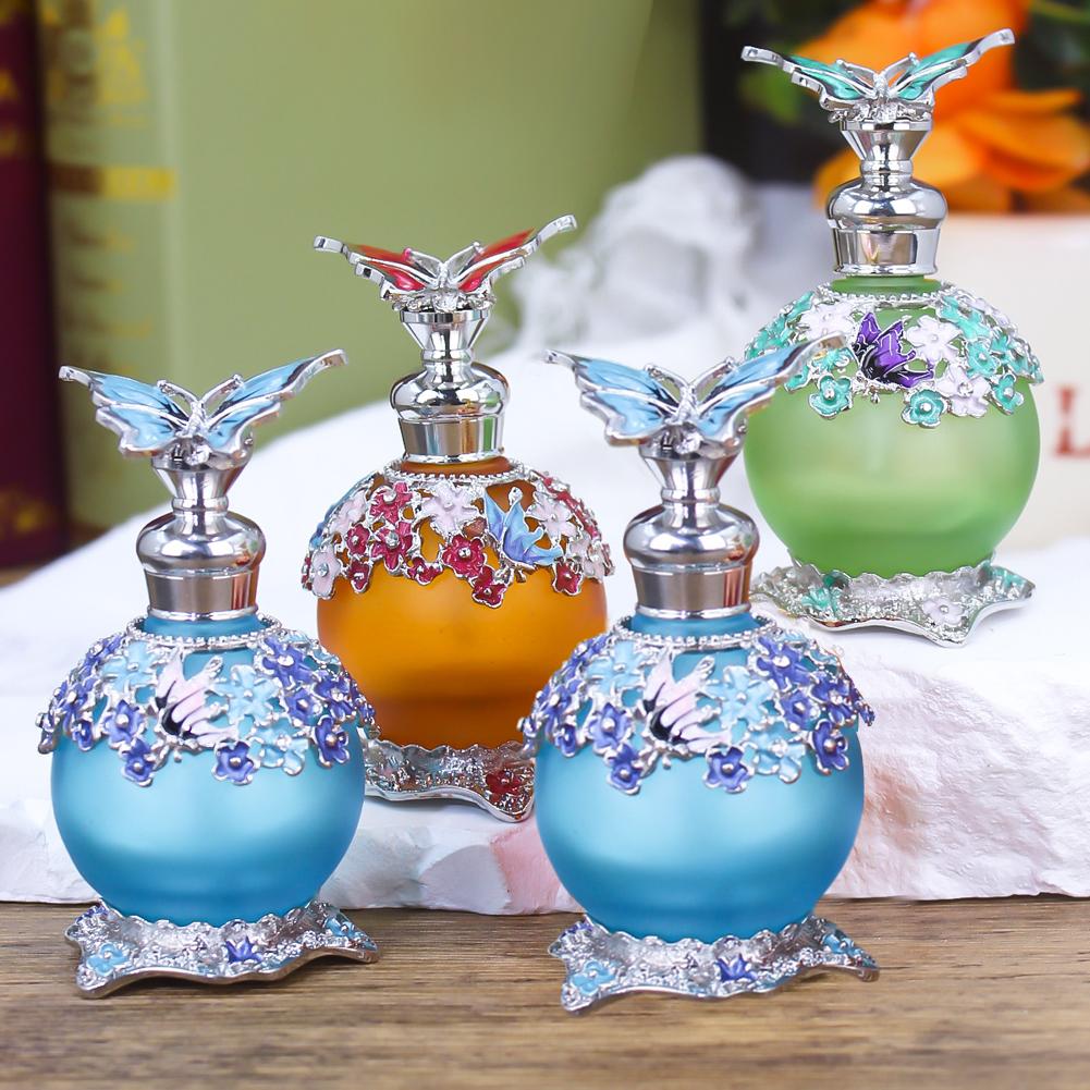 5/10/12/15/25ml Luxus Glas Parfümflasche zum Nachfüllen von ätherischem Öl Arabisches Design Premium Aromaöl Spender Großhandel