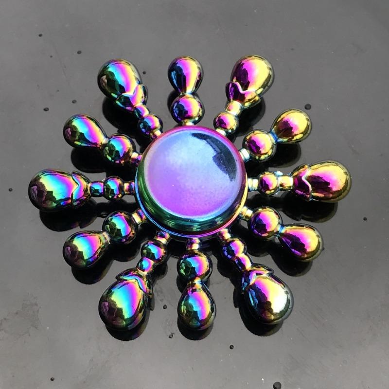 Alloy Fingertip Gyro Decompression Toy Finger Gyro Colorful Various Styles To Choose From Bring You Different Fun and Feeling